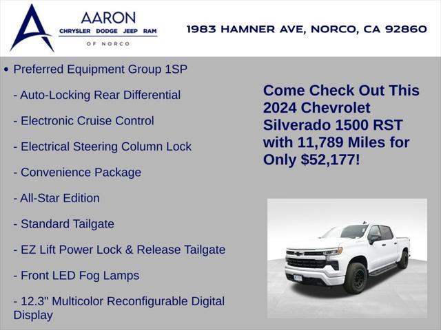 used 2024 Chevrolet Silverado 1500 car, priced at $52,177