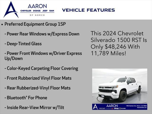 used 2024 Chevrolet Silverado 1500 car, priced at $47,552