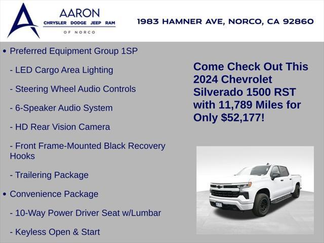 used 2024 Chevrolet Silverado 1500 car, priced at $52,177