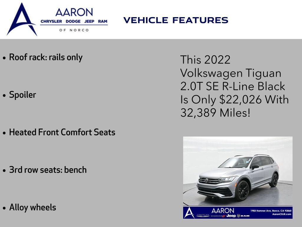 used 2022 Volkswagen Tiguan car, priced at $22,026