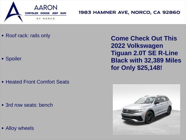 used 2022 Volkswagen Tiguan car, priced at $25,148