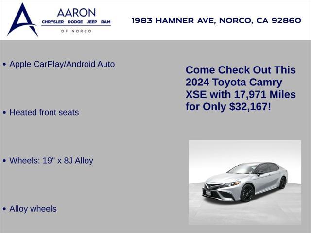 used 2024 Toyota Camry car, priced at $32,167