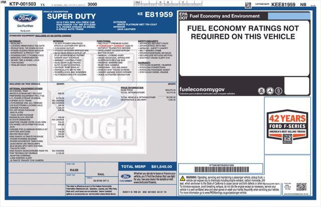 used 2019 Ford F-350 car, priced at $44,793