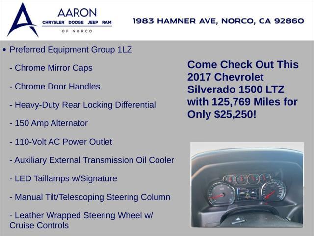 used 2017 Chevrolet Silverado 1500 car, priced at $25,250