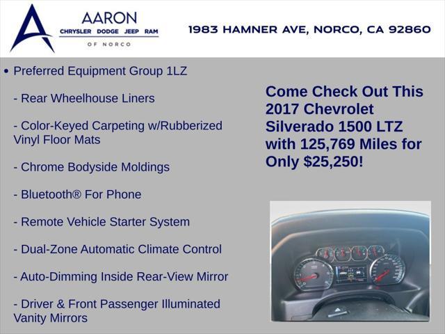 used 2017 Chevrolet Silverado 1500 car, priced at $25,250