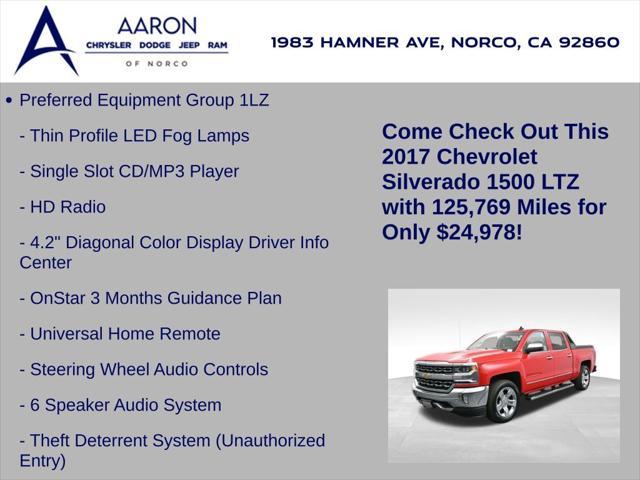 used 2017 Chevrolet Silverado 1500 car, priced at $24,978