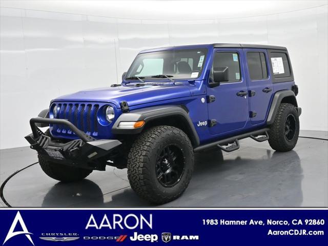 used 2019 Jeep Wrangler Unlimited car, priced at $25,074