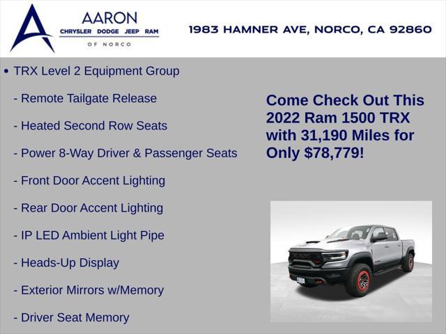 used 2022 Ram 1500 car, priced at $78,779