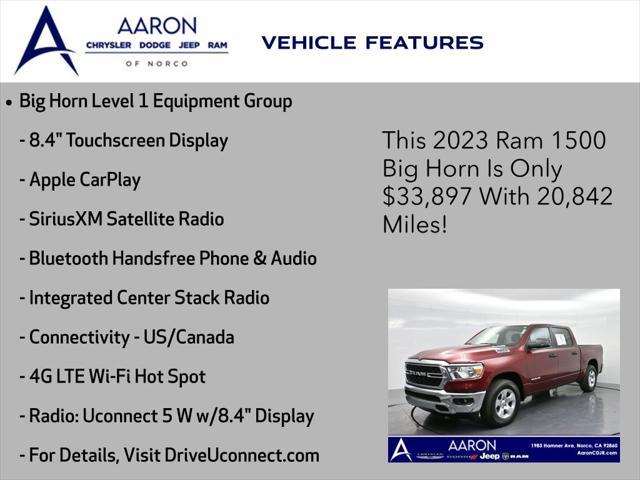 used 2023 Ram 1500 car, priced at $33,897