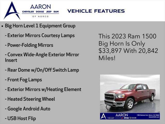 used 2023 Ram 1500 car, priced at $33,897