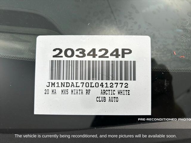 used 2020 Mazda MX-5 Miata RF car, priced at $26,434