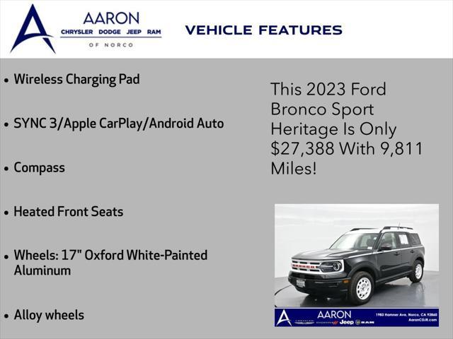 used 2023 Ford Bronco Sport car, priced at $27,166