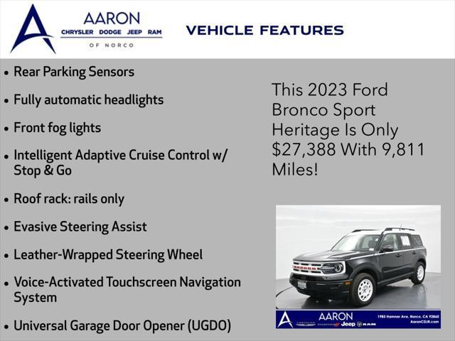 used 2023 Ford Bronco Sport car, priced at $27,166