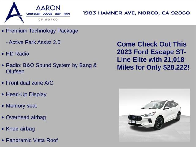 used 2023 Ford Escape car, priced at $28,222