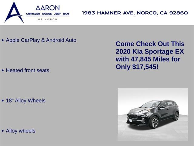 used 2020 Kia Sportage car, priced at $17,382