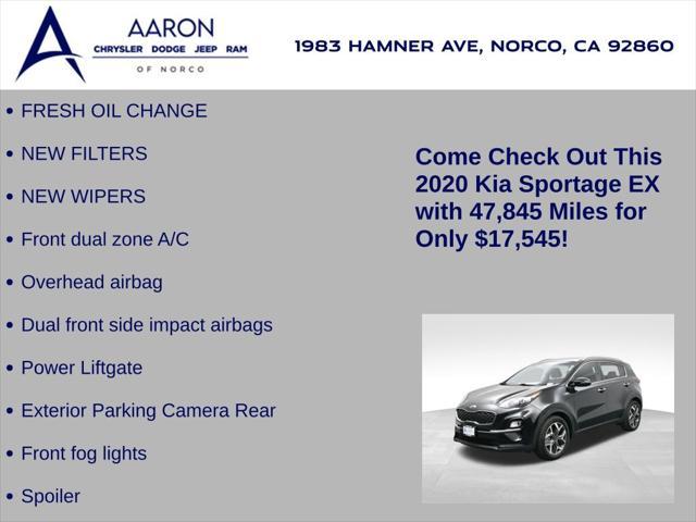 used 2020 Kia Sportage car, priced at $17,382