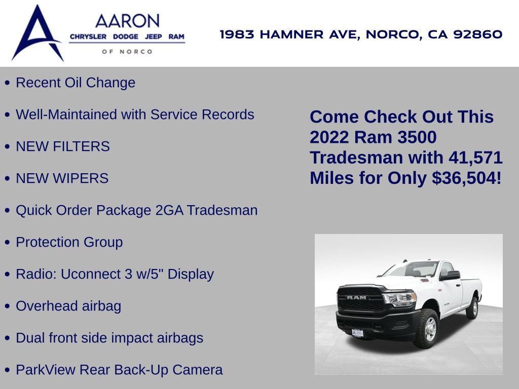 used 2022 Ram 3500 car, priced at $36,504