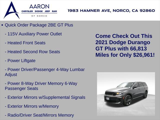 used 2021 Dodge Durango car, priced at $26,961