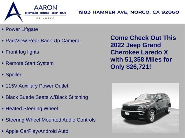 used 2022 Jeep Grand Cherokee car, priced at $26,721