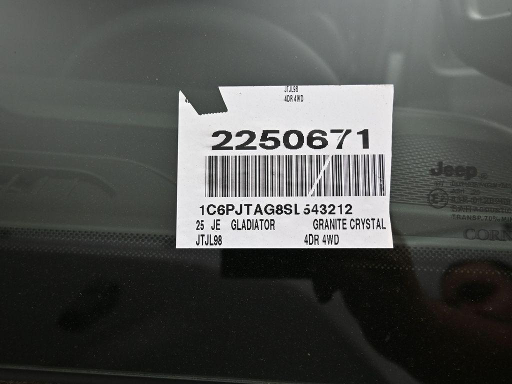 new 2025 Jeep Gladiator car, priced at $48,204