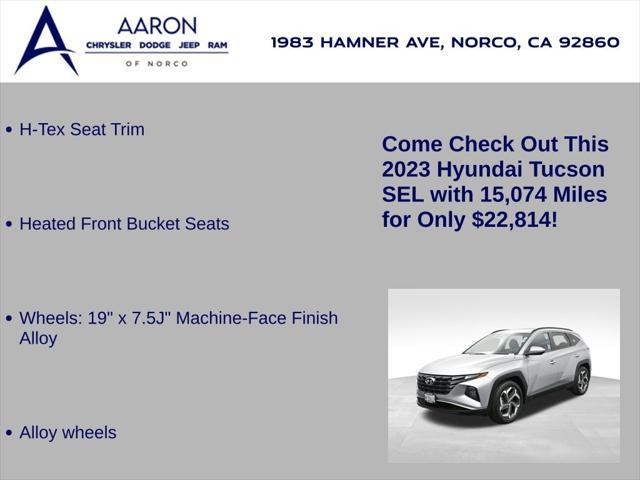 used 2023 Hyundai Tucson car, priced at $22,814