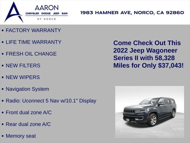 used 2022 Jeep Wagoneer car, priced at $37,043