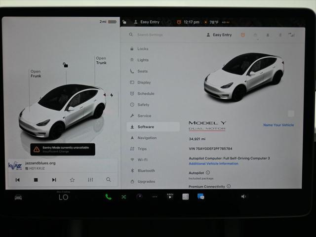 used 2023 Tesla Model Y car, priced at $32,887