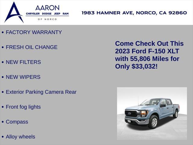 used 2023 Ford F-150 car, priced at $33,783