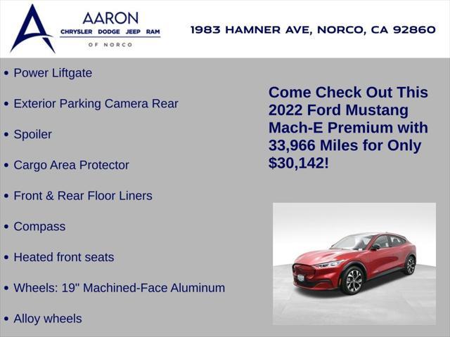 used 2022 Ford Mustang Mach-E car, priced at $30,142