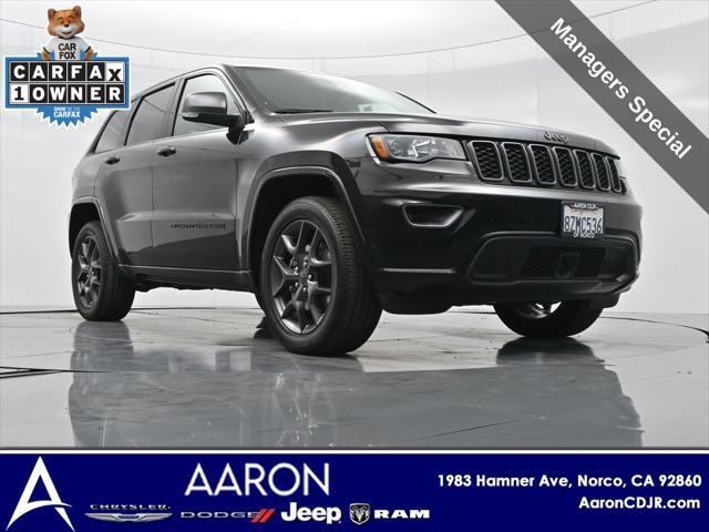 used 2021 Jeep Grand Cherokee car, priced at $23,655