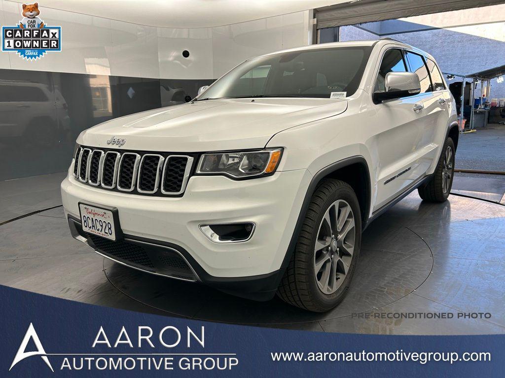used 2018 Jeep Grand Cherokee car, priced at $17,056