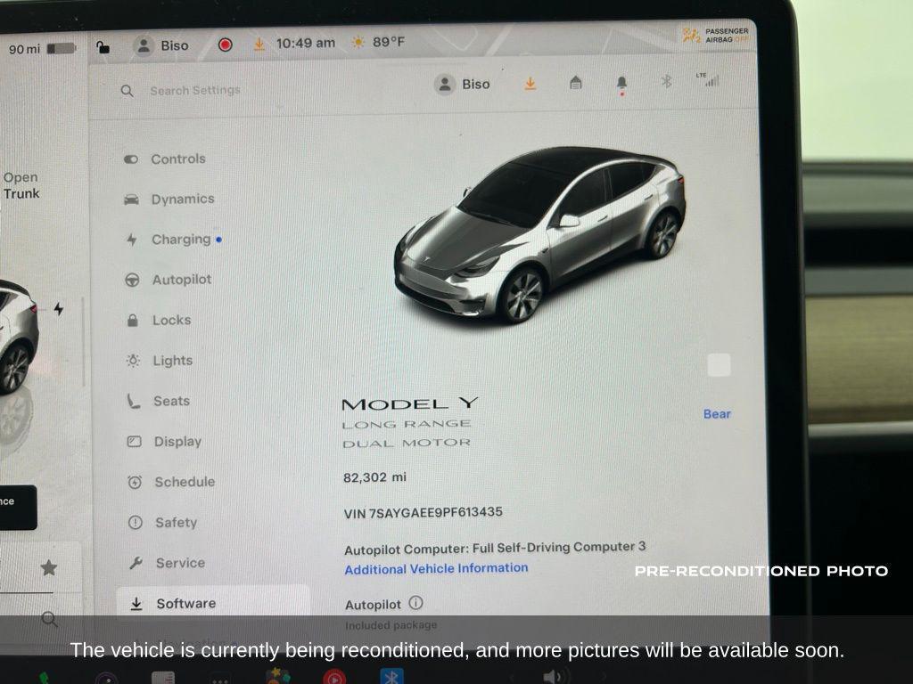 used 2023 Tesla Model Y car, priced at $26,587