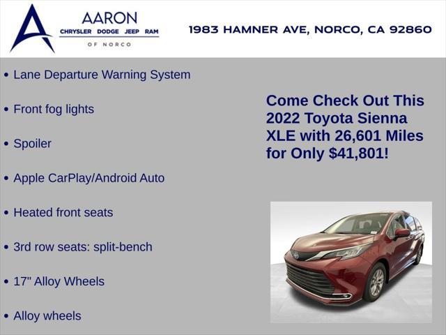 used 2022 Toyota Sienna car, priced at $41,801