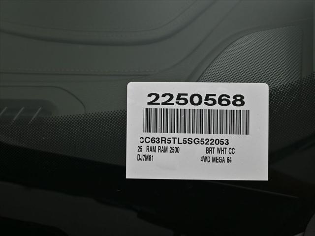 new 2025 Ram 2500 car, priced at $99,925