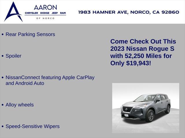 used 2023 Nissan Rogue car, priced at $19,943