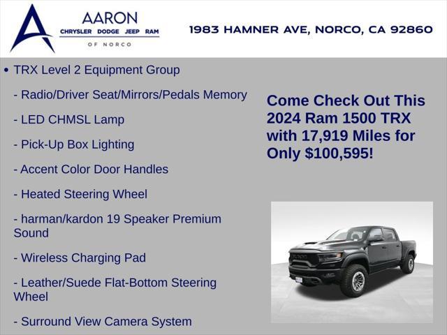 used 2024 Ram 1500 car, priced at $100,595