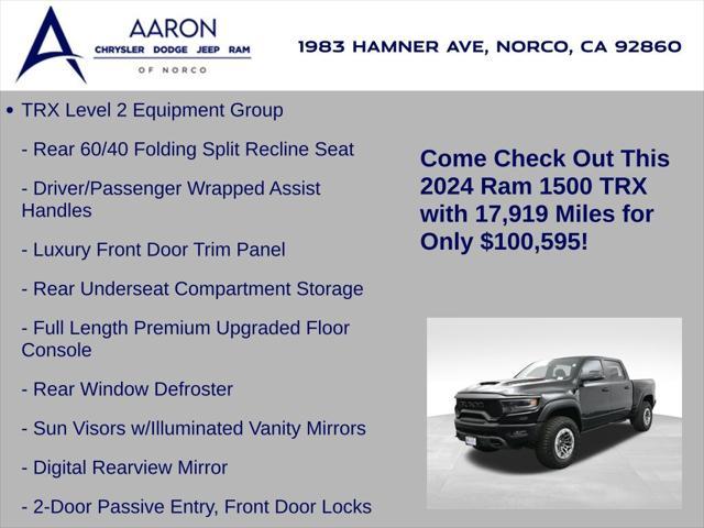 used 2024 Ram 1500 car, priced at $100,595