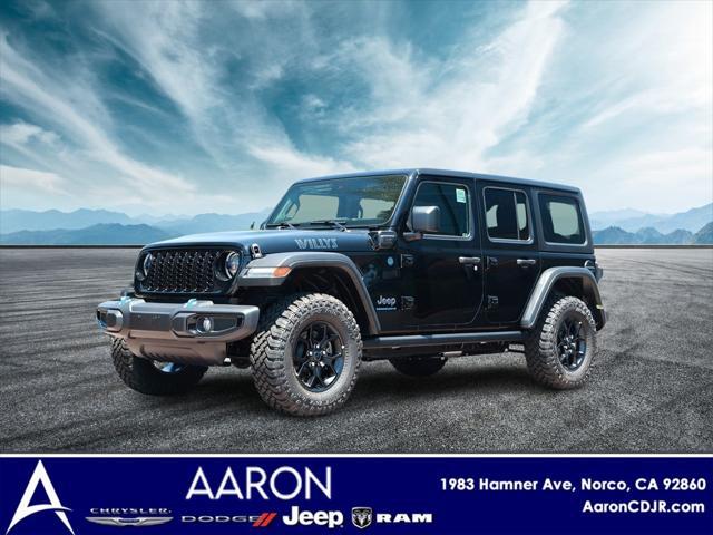 new 2024 Jeep Wrangler 4xe car, priced at $46,955