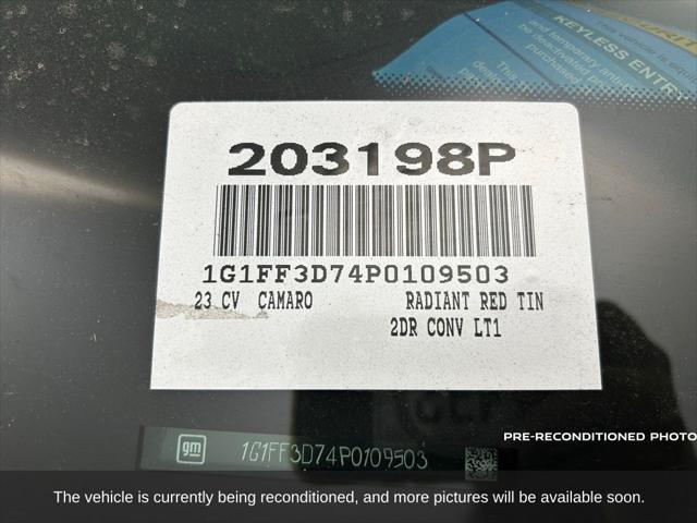 used 2023 Chevrolet Camaro car, priced at $39,567
