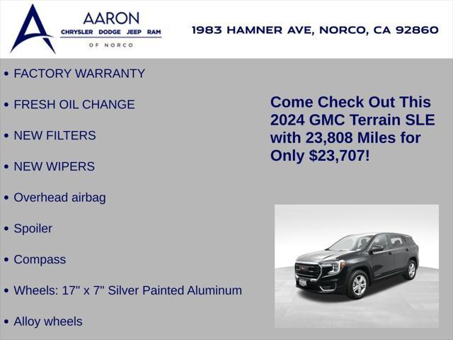 used 2024 GMC Terrain car, priced at $23,707