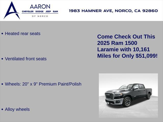 used 2025 Ram 1500 car, priced at $51,099