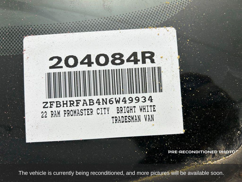 used 2022 Ram ProMaster City car, priced at $27,431