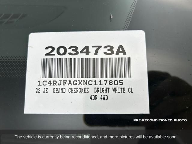 used 2022 Jeep Grand Cherokee car, priced at $27,323