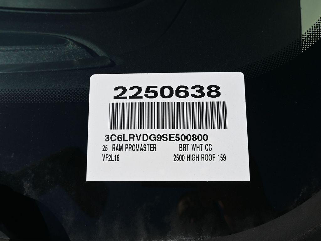 new 2025 Ram ProMaster 2500 car, priced at $55,720
