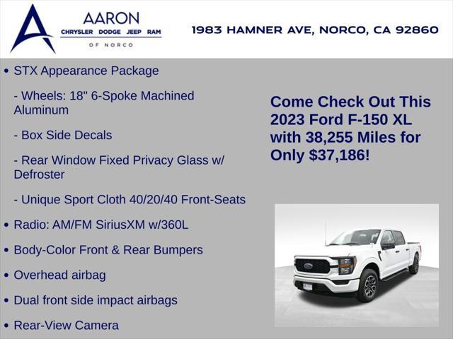 used 2023 Ford F-150 car, priced at $37,186