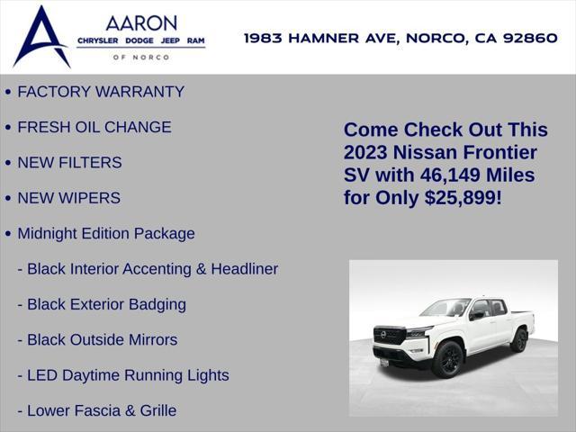 used 2023 Nissan Frontier car, priced at $25,899