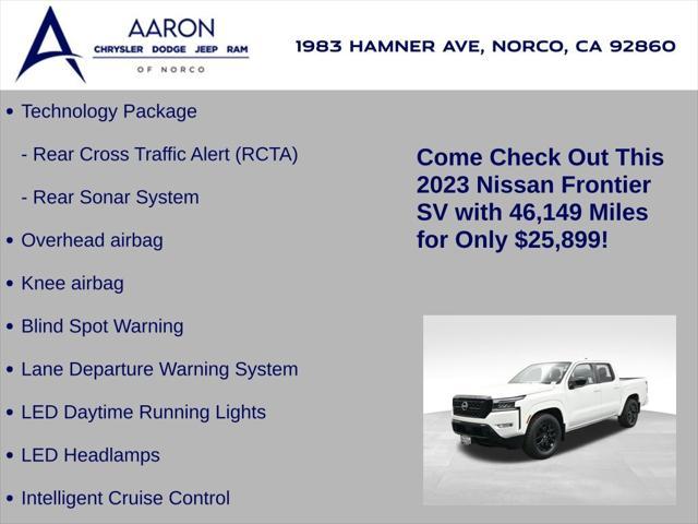 used 2023 Nissan Frontier car, priced at $25,899