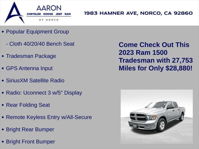used 2023 Ram 1500 car, priced at $28,880