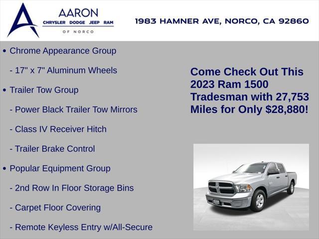 used 2023 Ram 1500 car, priced at $28,880