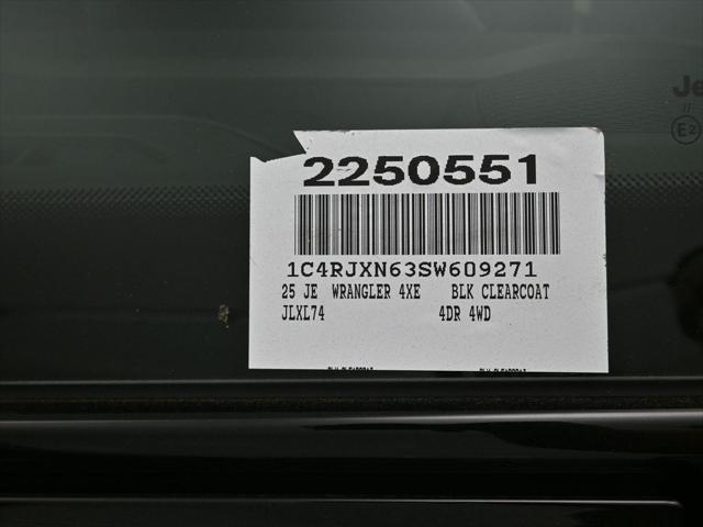 new 2025 Jeep Wrangler 4xe car, priced at $53,857